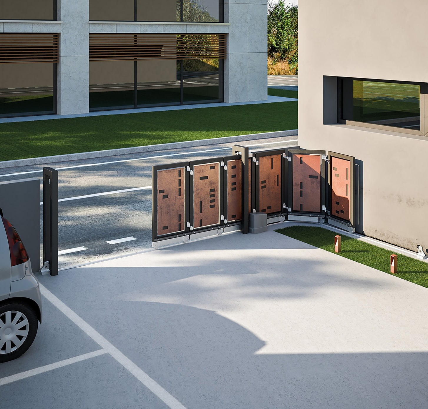 Le Portail Sectionnel Coulissant à Angle - Une Révolution dans l'Optimisation de l'Espace